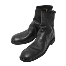 GUIDI CLASSIC FLAT SIDE ZIP BOOTS HORSE FULL GRAIN 696-HORSE画像