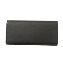 POLO RALPH LAUREN P-1011ORIN LEATHER LONG WALLET BLACK画像