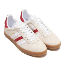 adidas GAZELLE ALUMIN/FTWWHT/CBURGU IG0672画像