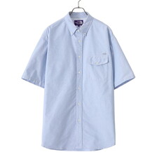 THE NORTH FACE PURPLE LABEL Cotton Polyester OX B.D. H/S Shirt NT3318N画像