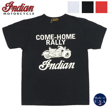 INDIAN MOTORCYCLE PRINT T-SHIRTS COME HOME RALLY IM79185画像