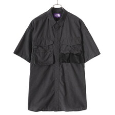 THE NORTH FACE PURPLE LABEL Polyester Linen Field H/S Shirt NT3320N画像