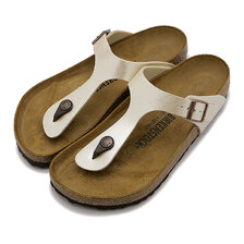 BIRKENSTOCK GIZEH PEARL WHITE / BIRKO-FLOR 943871画像