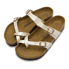 BIRKENSTOCK MAYARI PEARL WHITE / BIRKO-FLOR 71661画像