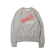 COCA-COLA DELICIOUS REFRESHING CREW NECK SWEAT GRAY画像