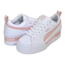 PUMA MAYZE WEDGE WNS PUMA WHITE-ROSE QUARTZ 386273-03画像