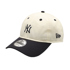 NEW ERA 9TWENTY MLB Side Logo ニューヨーク・ヤンキース ミニロゴ クロームホワイト ネイビーバイザー 13516061画像