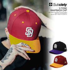 Subciety 2-TONE SNAPBACK CAP 104-86903画像