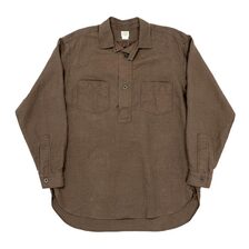 Workers Pullover Work Shirt, Linen画像