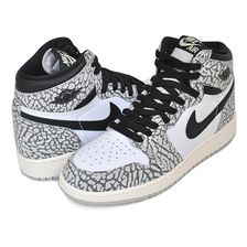NIKE AIR JORDAN 1 RETRO HIGH OG GS tech grey/muslin-black-white FD1437-052画像