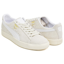 PUMA CLYDE PRM FOREST IVOLY - PUMA WHITE 391134-01画像