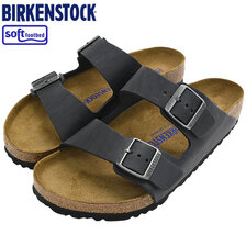 BIRKENSTOCK ARIZONA SFB OILED LEATHER Black 752481画像