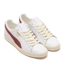 PUMA CLYDE BASE PUMA WHITE-WOOD VIOLET-PUMA 390091-03画像
