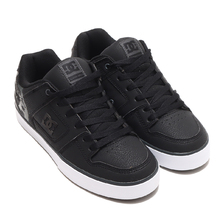 DC SHOES PURE SE SN BLACK/WHITE/GREY DM231026-XKWS画像