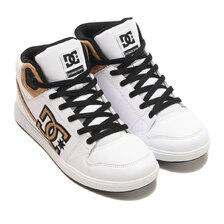 DC SHOES Ws UNIVERSITY MID SE SN WHITE/TAN DW232003-WT0画像