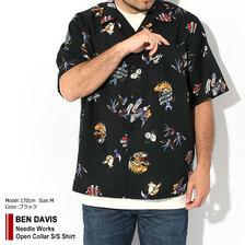 BEN DAVIS Needle Works Open Collar S/S Shirt T-23580051画像