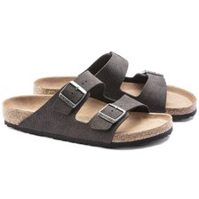 BIRKENSTOCK ARIZONA BIRKO-FLOR Desert Dust Black 1023042画像