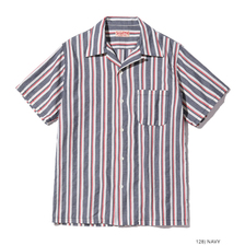 SUGAR CANE HEART STRIPE OPEN SHIRT SC39119画像