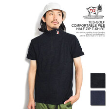 The Endless Summer TES-GOLF COMFORTABLE PILE HALF ZIP T-SHIRT FH-23574309画像
