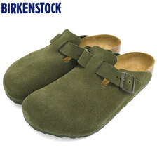 BIRKENSTOCK BOSTON SUEDE LEATHER Thyme 1024721画像