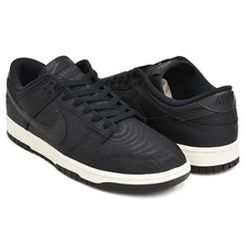 NIKE DUNK LOW RETRO PRM BLACK / BLACK - SAIL DV7211-001画像