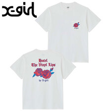 X-girl ROSE POCKET S/S TEE 105232011011画像