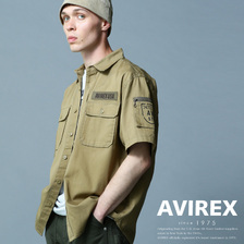 AVIREX BASIC FATIGUE SHORT SLEEVE SHIRT 7833923001画像