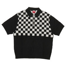 Supreme Checkerboard Zip Polo画像
