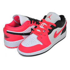 NIKE AIR JORDAN 1 LOW SE (GS) infrared 23/black-white FB4420-616画像