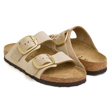 BIRKENSTOCK ARIZONA BIG BUCKLE SANDCASTLE / NUBUCK LEATHER (REGULAR WIDTH) 1023957画像