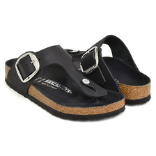 BIRKENSTOCK GIZEH BIG BUCKLE BLACK / OILED LEATHER 1023334画像