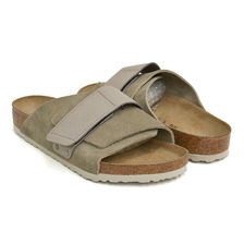 BIRKENSTOCK KYOTO SUEDE LEATHER NARROW NUBUCK TAUPE 1015573画像