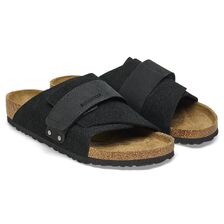 BIRKENSTOCK KYOTO (REGULAR) SUEDE/NUBUCK BLACK 1022350画像