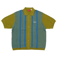 Supreme Stripe Button Up Polo画像