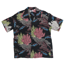 SUN SURF RAYON HAWAIIAN SHIRT "SEAFAN" SS39025画像