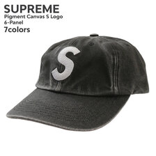 Supreme 23SS Pigment Canvas S Logo 6-Panel画像