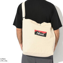 NANGA Nanga Logo Canvas Tote 2 Way Bag NA2253-3A504画像