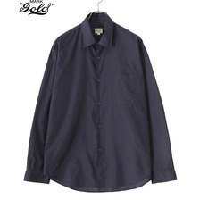 GOLD COTTON/SILK CHAMBRAY REGULAR SHIRT 23A-GL28987画像