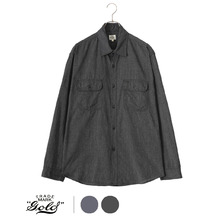 GOLD COVERT CHAMBRAY WORK SHIRT 23A-GL28985画像