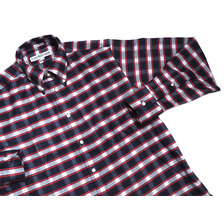 INDIVIDUALIZED SHIRTS L/S STANDARD FIT B.D. FLANNEL SHIRTS navy画像