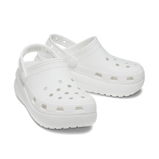 crocs Cutie Crush Clog K White 207708-100画像