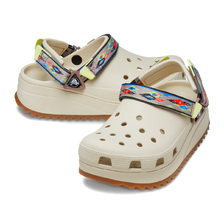 crocs Classic Hiker Ikat Clog Bone/Mushroom 208052-2YC画像