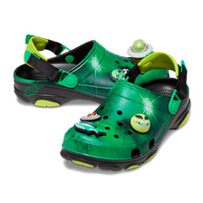 crocs Classic All Terrain Crocs x Ron English Area 54 Clog Black/Neon Green 208137-0N4画像