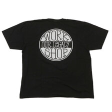 STUSSY &times; OUR LEGACY OL DOT PIG.DYED TEE BLACK画像