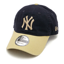 NEW ERA 9THIRTY Washed Duck ニューヨーク・ヤンキース ネイビー ベガスゴールドバイザー 13515994画像