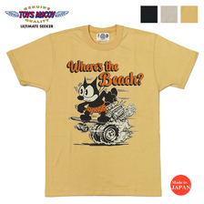 TOYS McCOY FELIX THE CAT TEE "Where's the Beach?" TMC2344画像