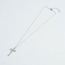 NO ID. オーバルクロスネックレス 853170-487A画像