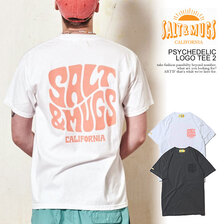 SALT&MUGS PSYCHEDELIC LOGO TEE 2 SMSST026画像