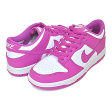 NIKE DUNK LOW BG white/active fuchsia FJ0704-100画像