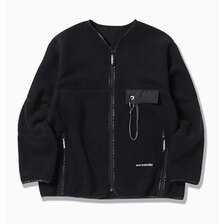 and wander wool fleece cardigan 5743284058画像